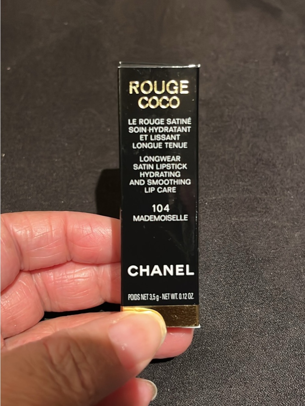 CHANEL Rouge Coco Satin Lipstick 104 Mademoiselle